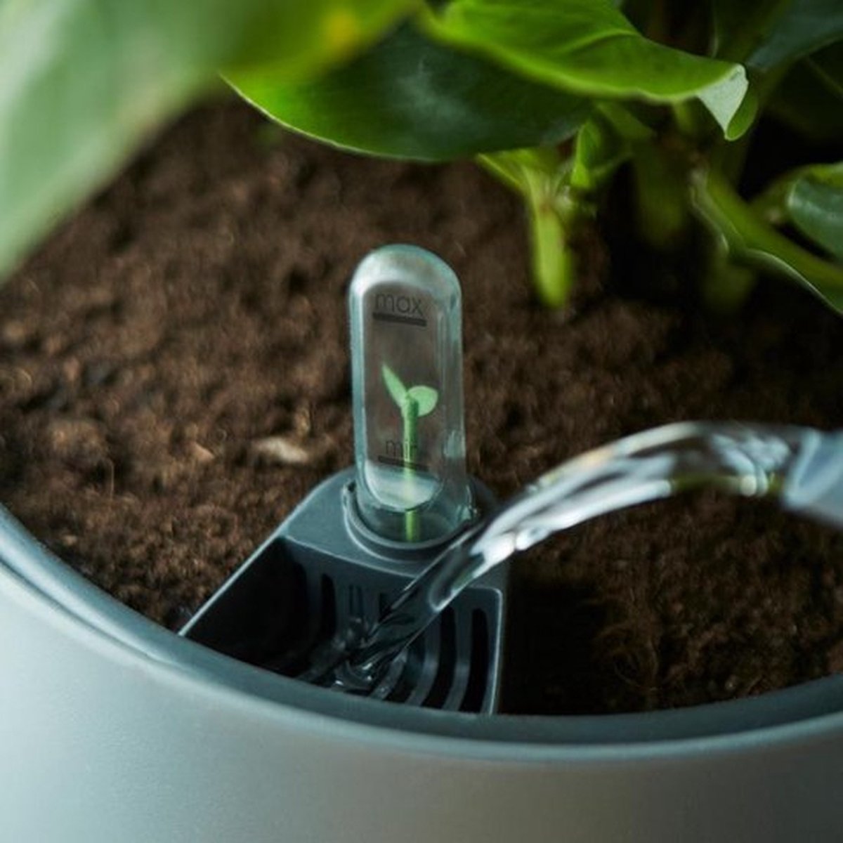  Elho Self-watering Insert 33 - Accessoires Voor Binnenaccessoires - Ø 33.3 X H 30.7 Cm - Zwart/Living Black