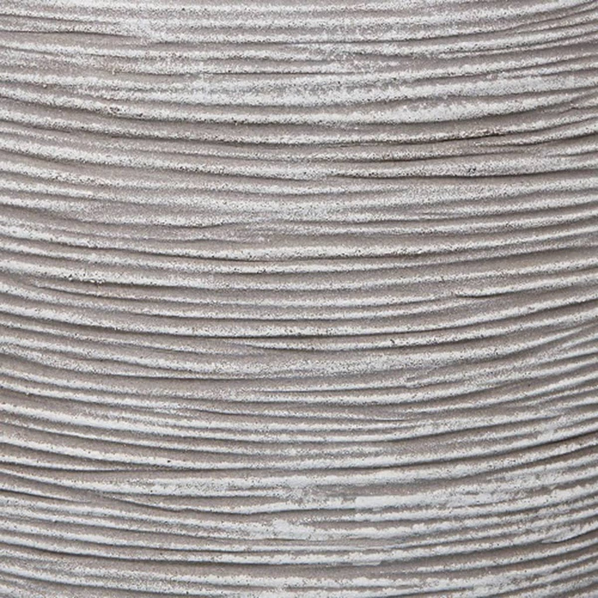  Capi Europe - Bloempot Bol Rib NL - 35x34 - Ivoor - Voor Binnen En Buiten - KOFI932