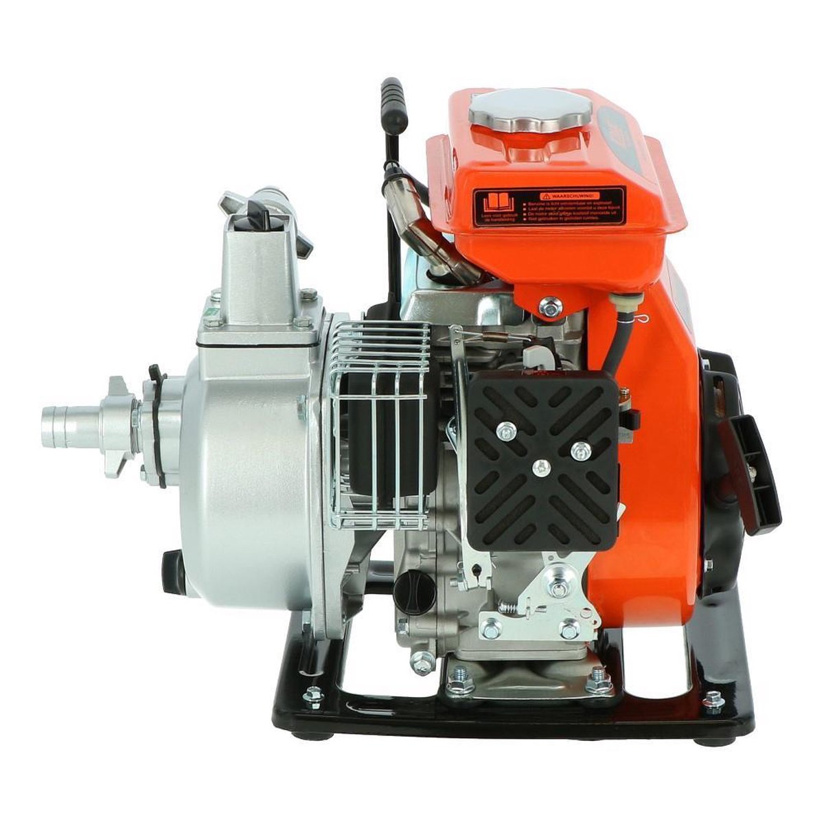  Kibani Waterpomp 8.000 Liter P/uur - 98 Cc / 1.5 PK 4-takt Benzine Motor - 4000 Toeren/Minuut - Doorstroming 8 M³ P/uur - Tuinpomp