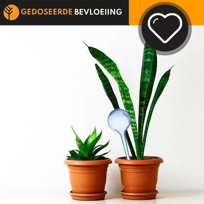  Waterdruppelaar Blauw Set Van 6 Stuks Voor Planten – 27 CM – Automatisch Watergeefsysteem Voor Kamerplanten – Planten Watergever Met Druppelsysteem – Waterbol