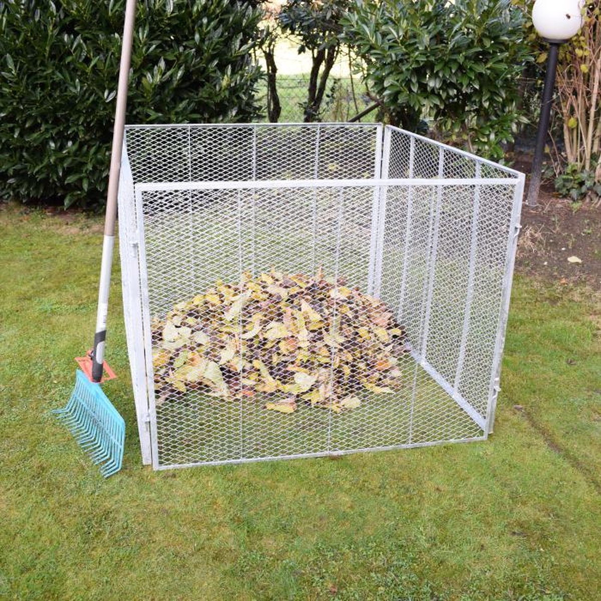  Compostbak 100x100x80 Cm, Tuinafvalbak, GeZu-Impex