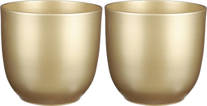  Mica Decorations Tusca Bloempot - H23 X Ø25 Cm - Goud