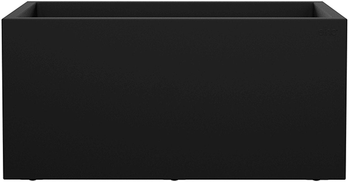  Elho Vivo Next Lang 60 - Bloempot Voor Binnen &amp; Buiten - Ø 59.0 X H 29.2 Cm - Zwart/Living Black
