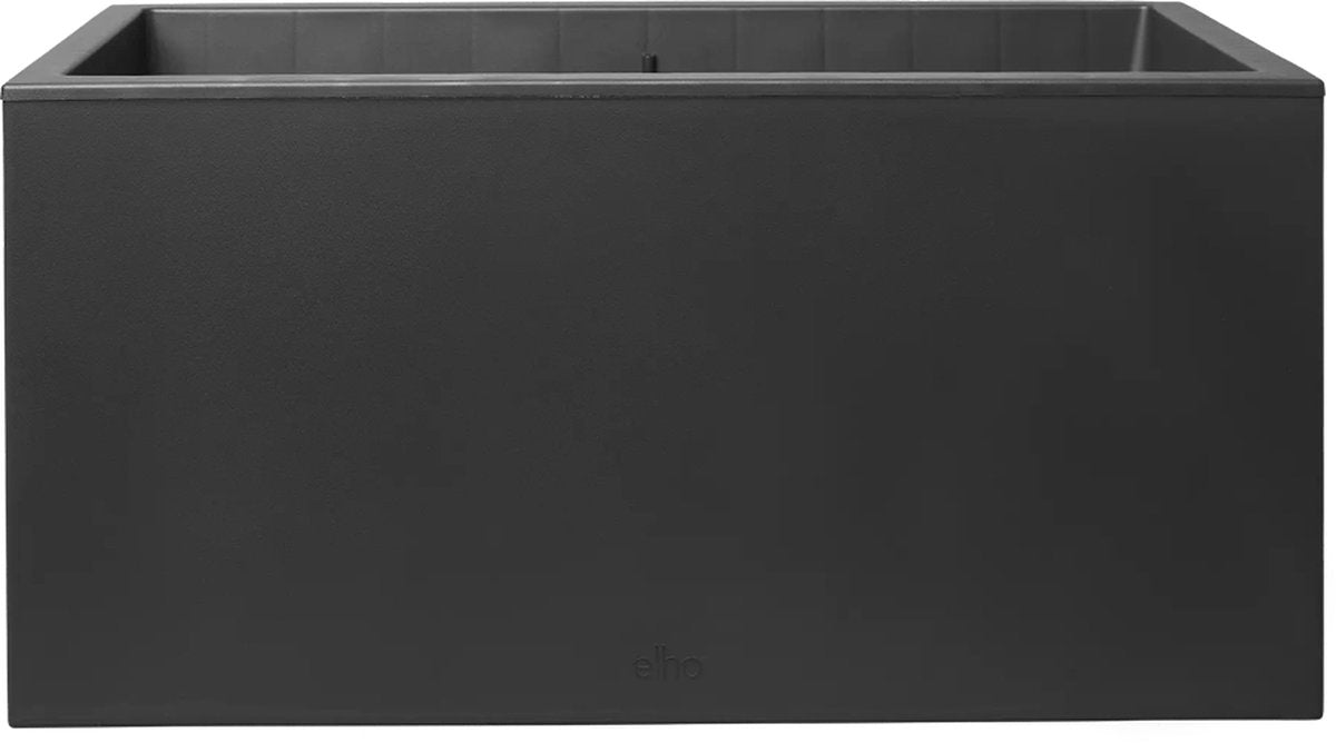  Elho Vivo Next Lang 60 - Bloempot Voor Binnen &amp; Buiten - Ø 59.0 X H 29.2 Cm - Zwart/Living Black