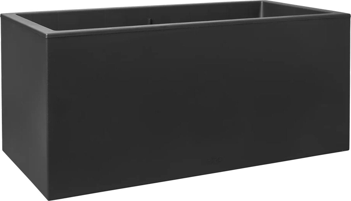 Elho Vivo Next Lang 60 - Bloempot Voor Binnen &amp; Buiten - Ø 59.0 X H 29.2 Cm - Zwart/Living Black
