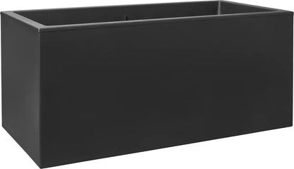  Elho Vivo Next Lang 60 - Bloempot Voor Binnen &amp; Buiten - Ø 59.0 X H 29.2 Cm - Zwart/Living Black