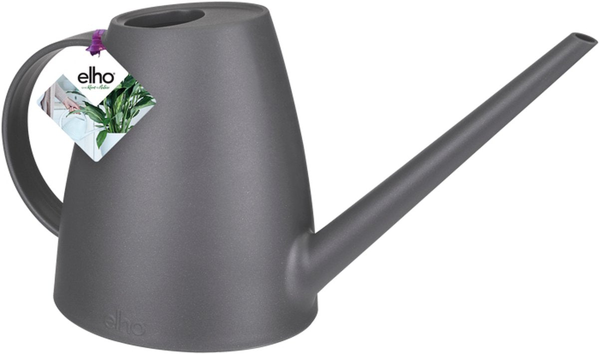  Elho Brussels Gieter 1,8l - Gieter Voor Binnenkweken En Oogsten - Ø 33.0 X H 17.0 Cm - Zwart/Antraciet