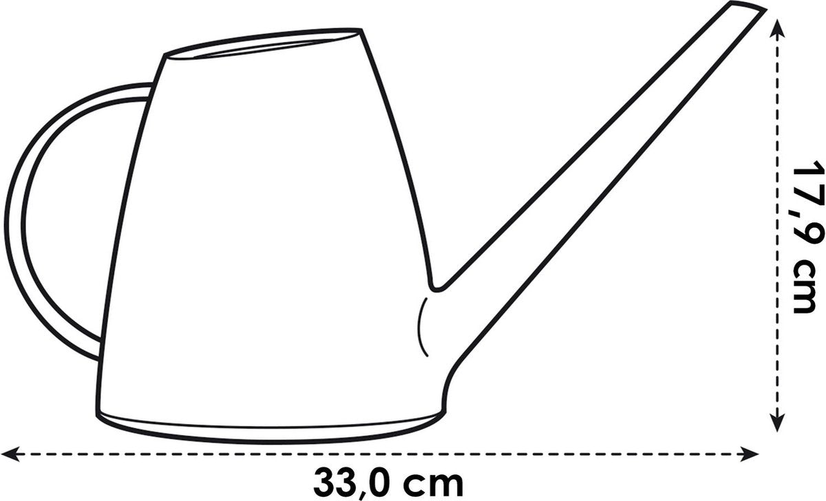  Elho Brussels Gieter 1,8l - Gieter Voor Binnenkweken En Oogsten - Ø 33.0 X H 17.0 Cm - Groen/Mint