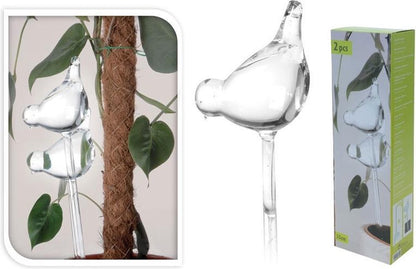  Planten Watergever Glazen Vogel (set Van 2)
