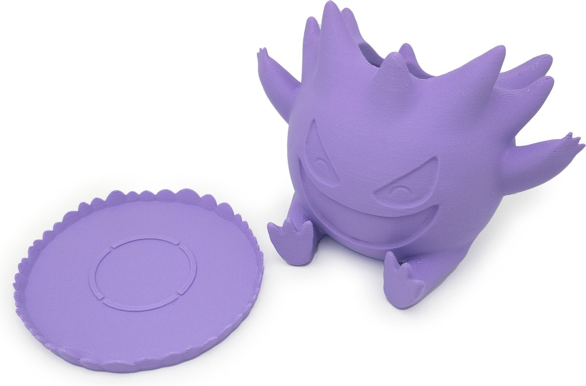  Azhora Pokémon Gengar Bloempot - Inclusief Opvangschaal - Lichtpaars