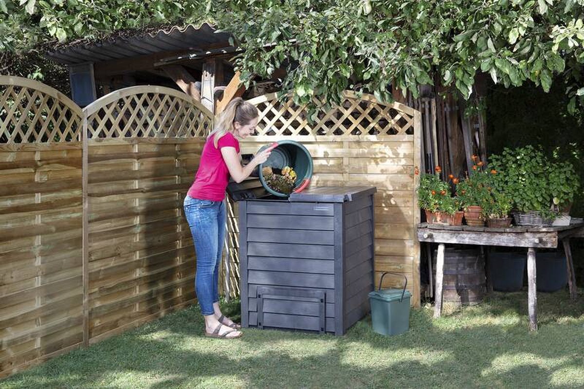  Garantia Thermo-Wood Composteerbak - 600 L Zonder Bodemrooster
