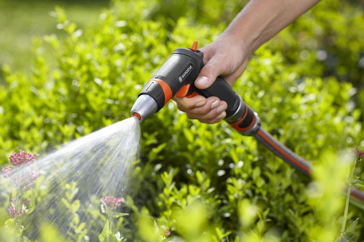  GARDENA - Comfort Reinigingsbroes - Spuitpistool - Traploos Instelbaar