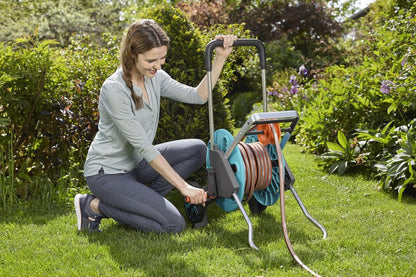  GARDENA - AquaRoll M CleverRoll Easy Slangenwagen - Maximaal 60 Meter - Inklapbare Zwengel