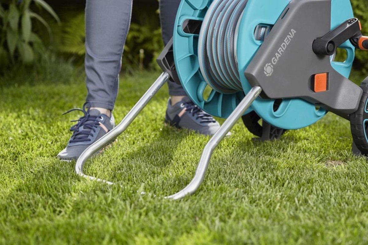  GARDENA - AquaRoll CleverRoll S Set Slangenwagen - Incl. 20 M Slang - Maximaal 40 M Opbergcapaciteit