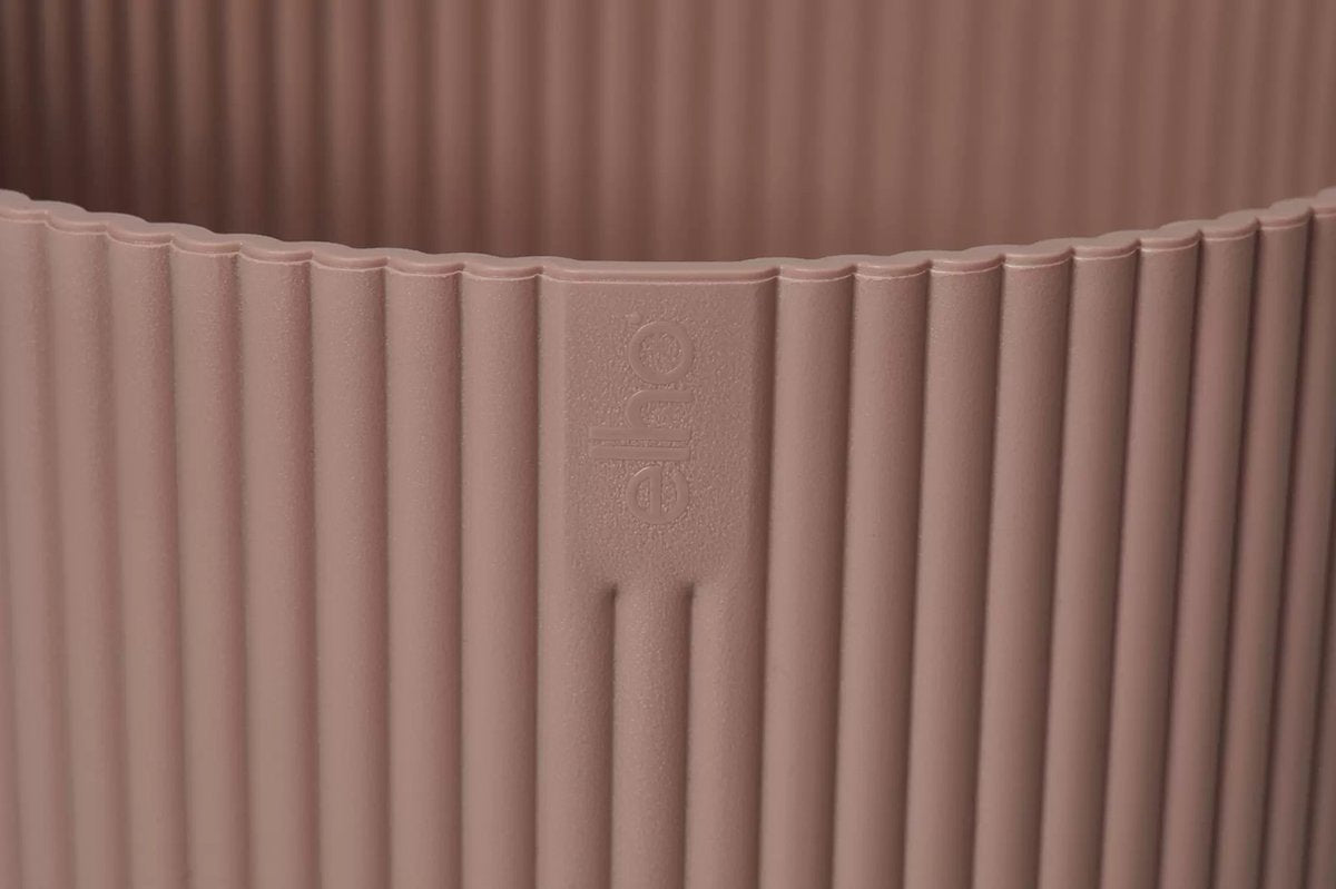  Elho Vibes Fold Rond 30 - Bloempot Voor Binnen - Ø 29.5 X H 27.2 Cm - Delicaat Roze