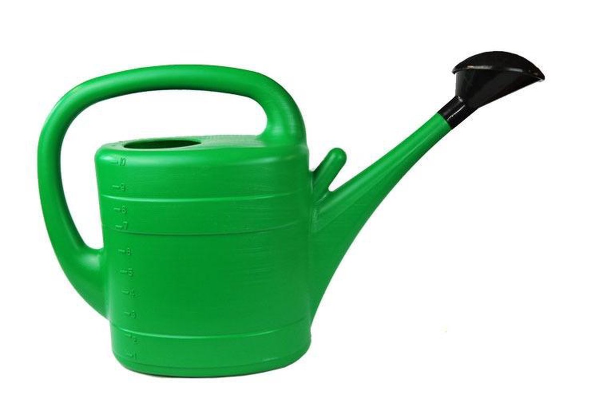 Merkloos Gieter In Kunststof Groen - 10 Liter