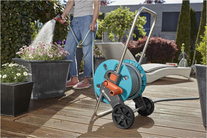  GARDENA - AquaRoll CleverRoll S Set Slangenwagen - Incl. 20 M Slang - Maximaal 40 M Opbergcapaciteit