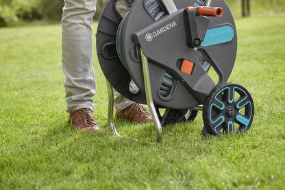  GARDENA - AquaRoll L CleverRoll L Easy Set Slangenwagen - Maximaal 50 Meter - Verstelbare Handgreep