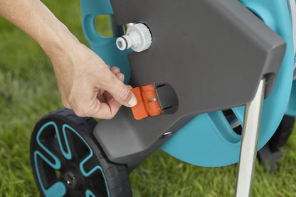  GARDENA - AquaRoll M CleverRoll Easy Slangenwagen - Maximaal 60 Meter - Inklapbare Zwengel