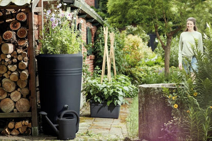  Elho Green Basics Regenton - Regenton - Living Black - Buiten - 200 Liter