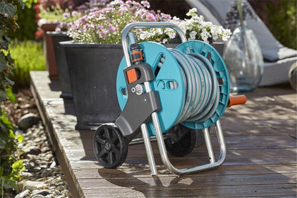  GARDENA AquaRoll S Slangenwagen - Verstelbare Handgreep - Excl. Tuinslang