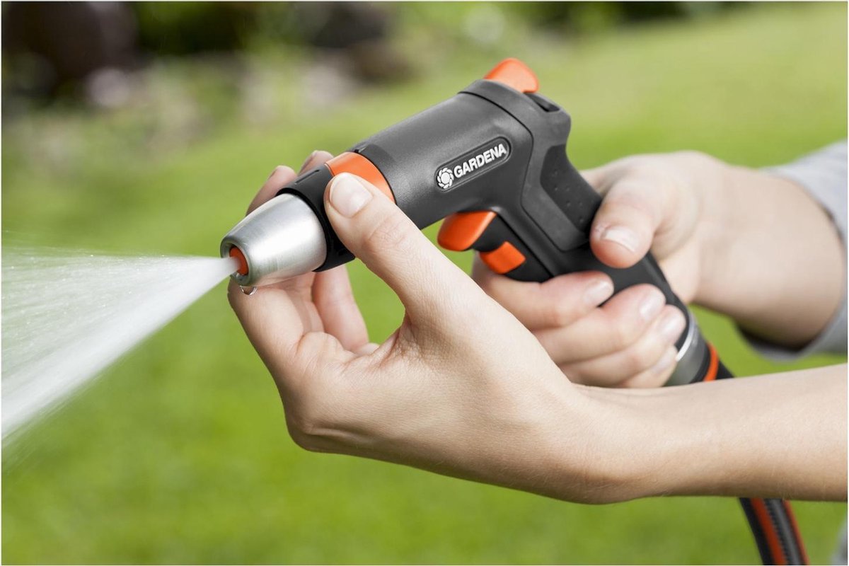  GARDENA - Premium Reinigingssproeier Spuitpistool - Metaal - Voor Reiniging En Bewatering