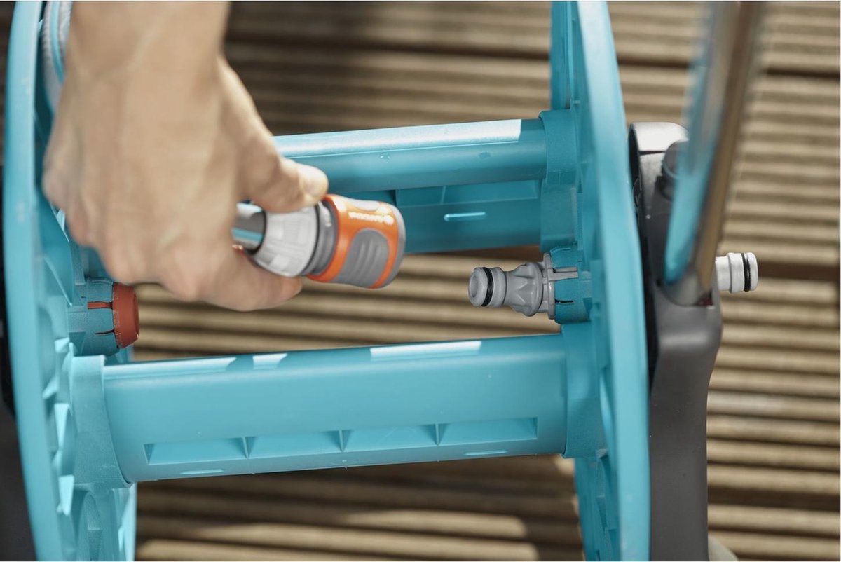 GARDENA - AquaRoll CleverRoll S Set Slangenwagen - Incl. 20 M Slang - Maximaal 40 M Opbergcapaciteit