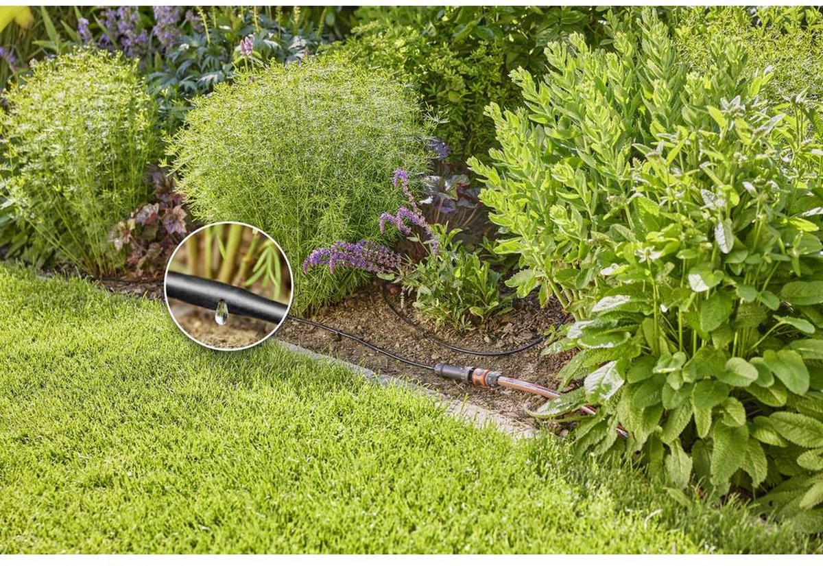  GARDENA Micro Drip System Startset S - Voor Rijplanten Druppelsysteem- 15 Meter