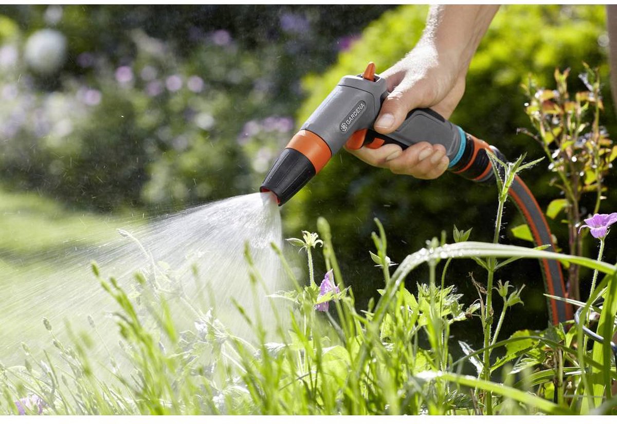  GARDENA - Comfort Reinigingsbroes - Spuitpistool - Traploos Instelbaar