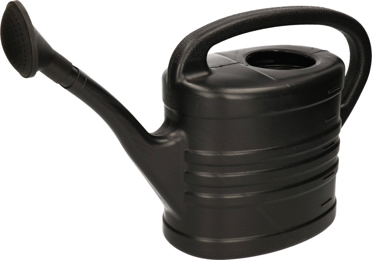 Merkloos Zwarte Kunststof Tuingieter 5 Liter - Tuin Artikelen/toebehoren