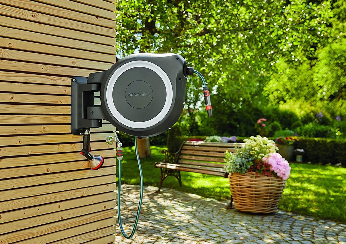  GARDENA Wandslangenbox Rollup XL - 35 Meter - Ø 13 Mm