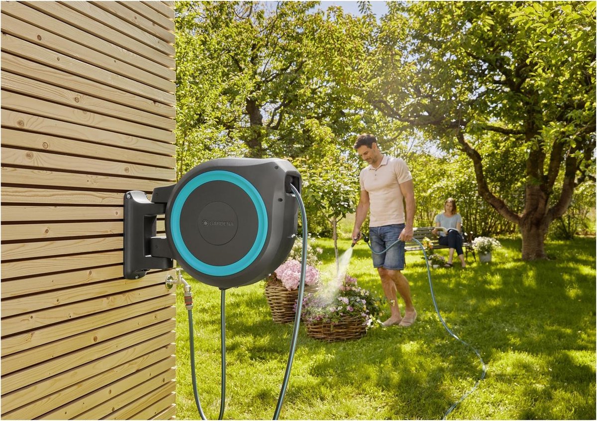  GARDENA - Wandslangenbox - RollUp XL - 35 Meter - Ø 13 Mm