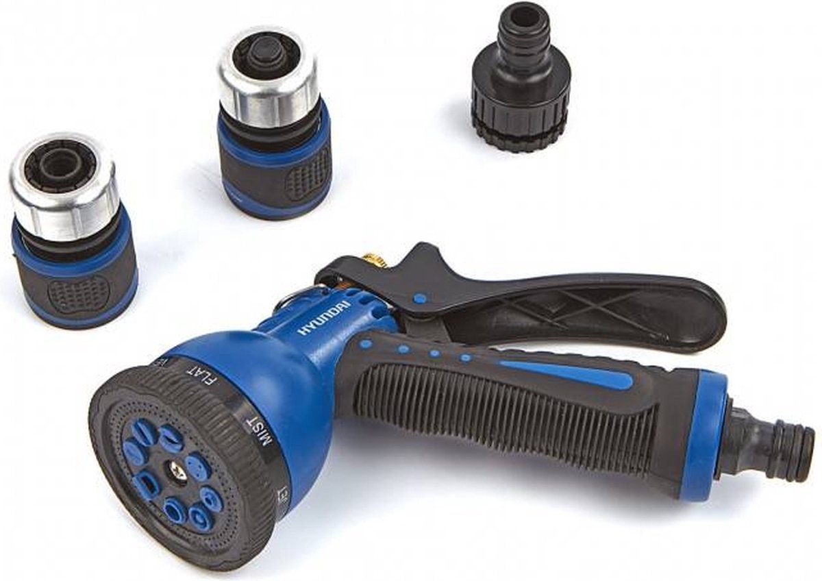  Hyundai Sproeiset Deluxe 4-delig - Geschikt Voor 13 Mm (1/2) En 15 Mm (5/8) - Ergonomische Design - Roestvrij Staal