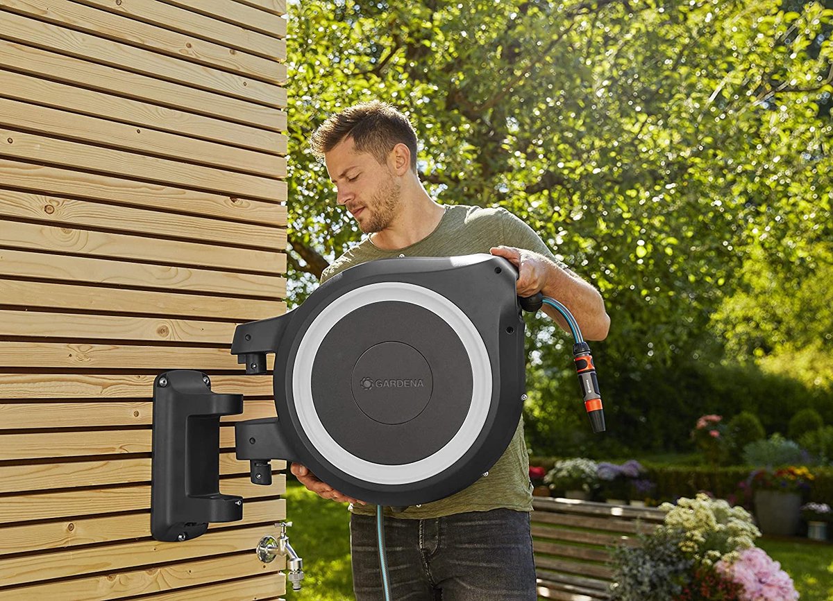  GARDENA Wandslangenbox Rollup XL - 35 Meter - Ø 13 Mm