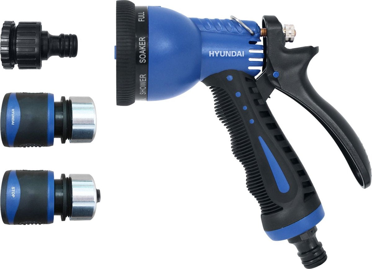  Hyundai Sproeiset Deluxe 4-delig - Geschikt Voor 13 Mm (1/2) En 15 Mm (5/8) - Ergonomische Design - Roestvrij Staal