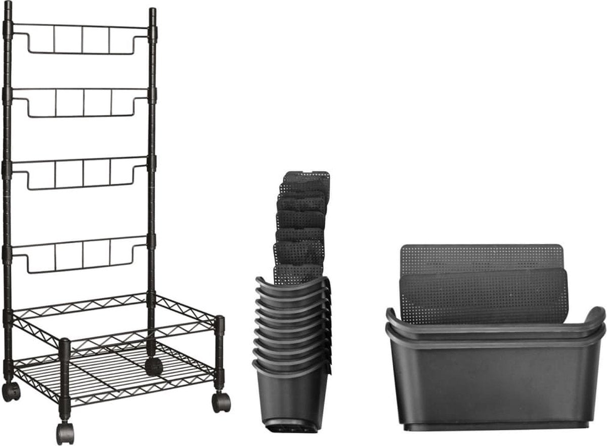 Nature - Mobiel Verticaal Tuinieren - H97 X 44 X 32,5cm - Complete Set