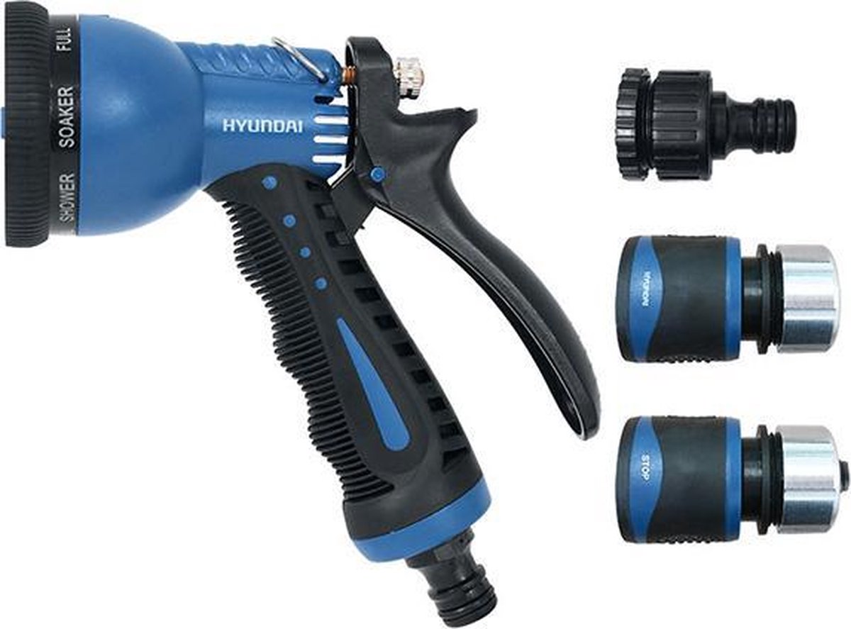  Hyundai Sproeiset Deluxe 4-delig - Geschikt Voor 13 Mm (1/2) En 15 Mm (5/8) - Ergonomische Design - Roestvrij Staal