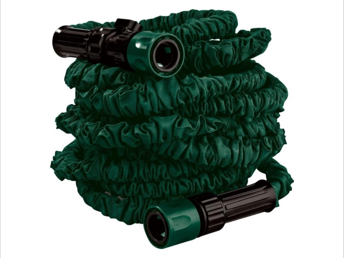  PARKSIDE® Flexibele Tuinslang Groen - 15M - Krimpt Na Gebruik Weer In Klein Formaat