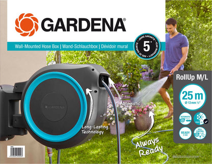  GARDENA - Wandslangenbox - RollUp XL - 35 Meter - Ø 13 Mm