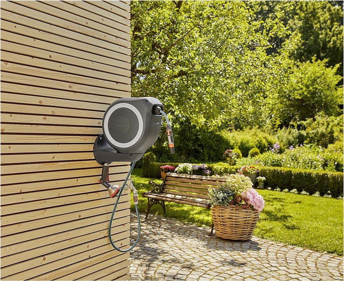  GARDENA - Wandslangenbox RollUp S - Slanghouder - 15 Meter - Ø 11 Mm