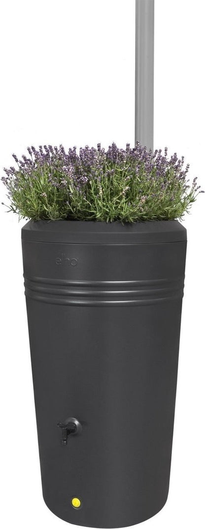  Elho Green Basics Regenton - Regenton - Living Black - Buiten - 200 Liter