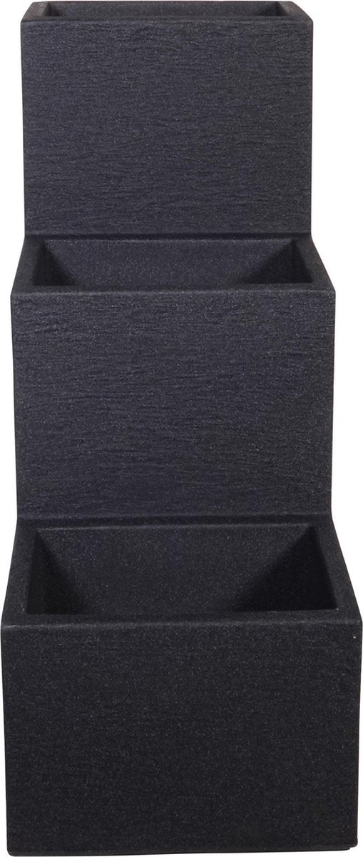  4gardenz Stone Trapsgewijs Plantenbak Voor Buiten 27x60x60 Cm - Grijs