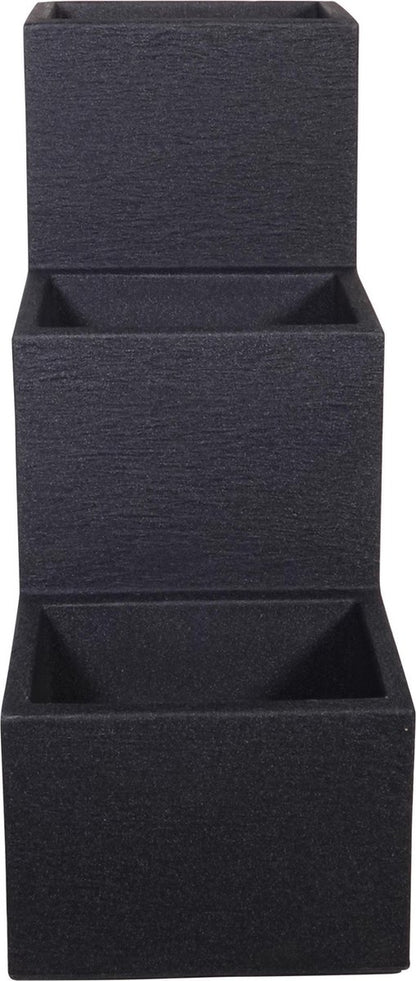  4gardenz Stone Trapsgewijs Plantenbak Voor Buiten 27x60x60 Cm - Grijs