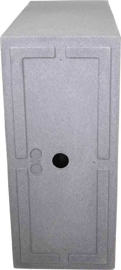  4gardenz® Stone Rechthoekige Bloembak Voor Buiten - 60x60x26cm - Lichtgrijs