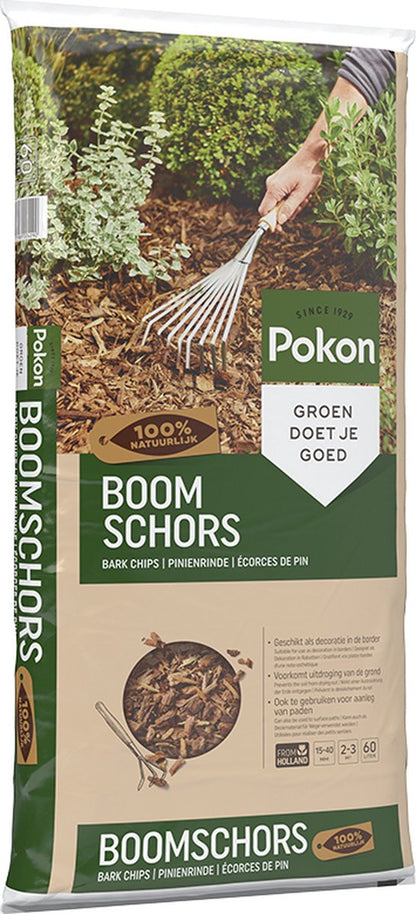  Pokon Verse Boomschors - 60l - Sierschors - Boomschors Bodembedekker
