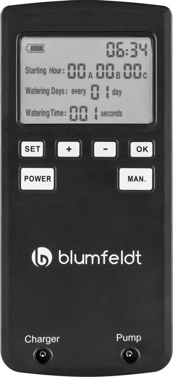  Blumfeldt Greenkeeper Automatisch Bewateringssysteem - Besproeiingscomputer - Druppelsysteem - Bewateringsautomaat Ideaal Tijdens Vakantie - Voor 60 Potplanten