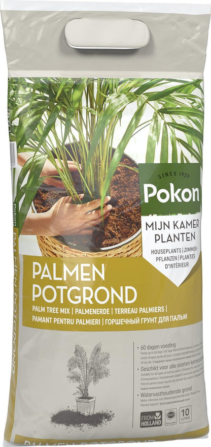  Pokon Palmen Potgrond - 10l - Potgrond (Palm) - 60 Dagen Voeding