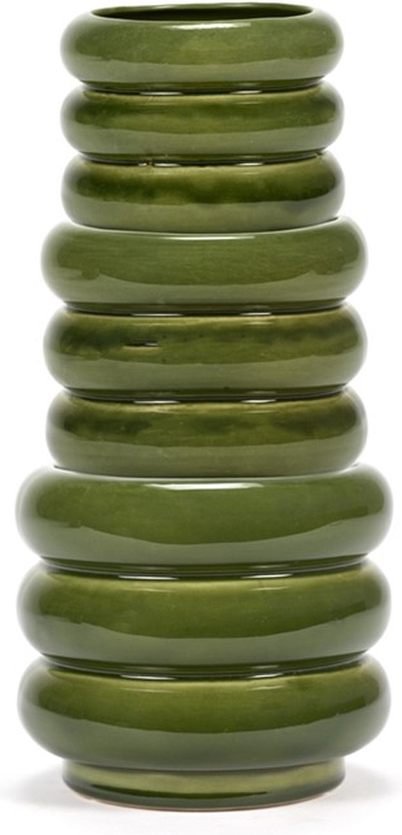  Serax Bloempot-Sierpot Groen D 14.5 Cm H 12,5 Cm