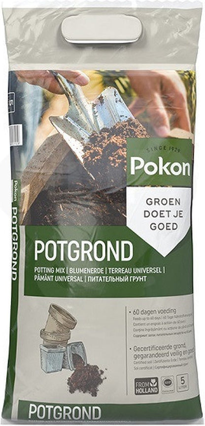  Pokon Universele Potgrond - 10l - Voor Binnen En Buiten - 60 Dagen Voeding - Potgrond Universeel