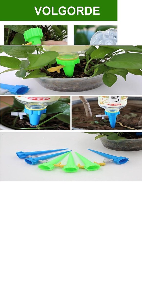  Plant Bewateringssysteem - 12 Stuks - Bewateringsyteem - Watergeefsysteem - Plantenbol - Automatische Gieter - Water Druppelaar - Druppelsysteem - Bewateringssysteem - Druppel Systeem - Water Geef Systeem - Plantenbol